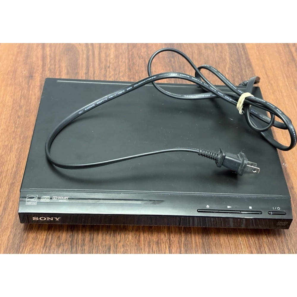 Sony DVP-SR210P DVD Player with Progressive Scan NO REMOTE TESTED AND‎ WORKING